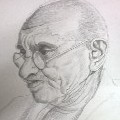 Kavita  - Gandhiji - Drawings