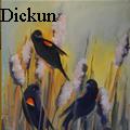 Patricia Dickun - Blackbirds in the Cattails - Oil Painting